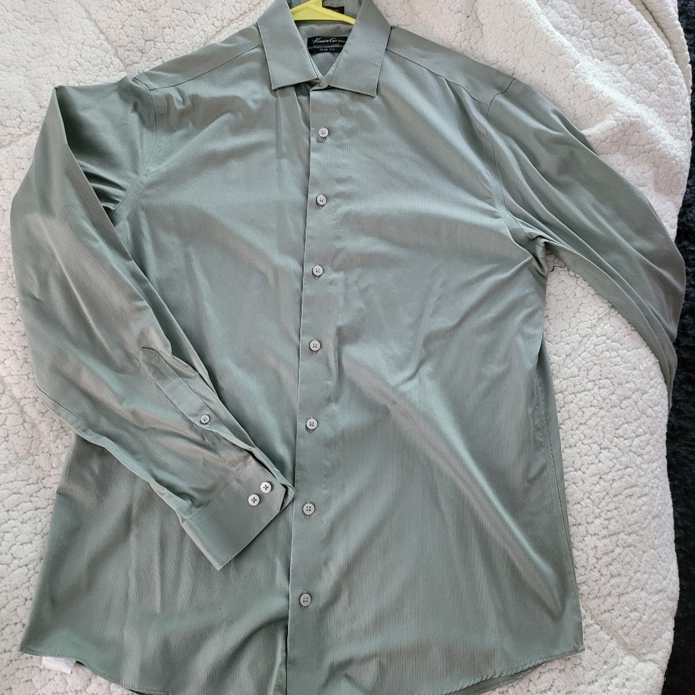 Kenneth Cole Slim fit button down non-iron stretch